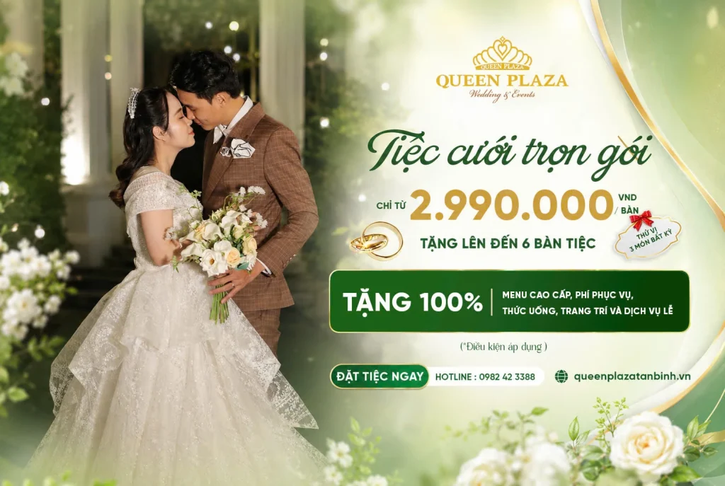 Sảnh Queen 5 tại Queen Plaza Tân Phú